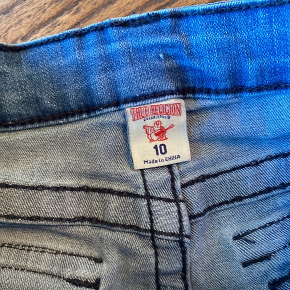 True Religion Girls Jean Shorts - Picture 4 of 9